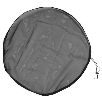 Rain Barrel Mesh Cover Drawstring Leaf Filter Water Collection Buckets Tank Protector Outdoor