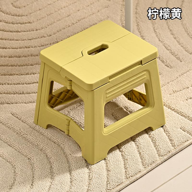 Plastic Folding Stool, Outdoor Toilet Carrying Bench, Adult Train Seat, Fishing Stool, Retractable Stool, Bathroom Low Stool