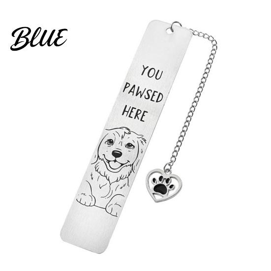 Creative Cat Bookmark Cute Bookmark Funny Metal Page Marker with Stainless Steel Quotes