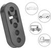 Muffler Hanger Mount, Set of 2, Reinforced 4 Holes, Muffler Bushing, Adjustable Height 3