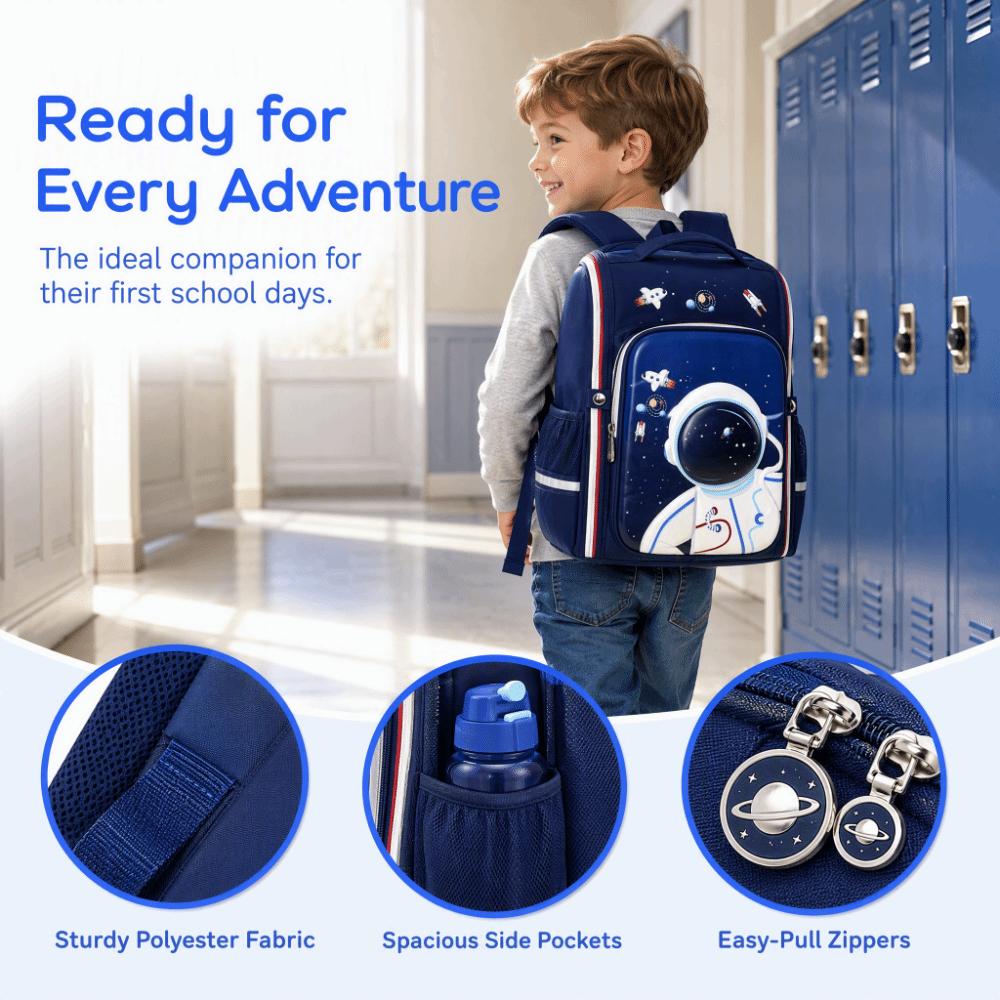 Cartoon Design School Backpack 3D Design School Bag New Rucksack Kids