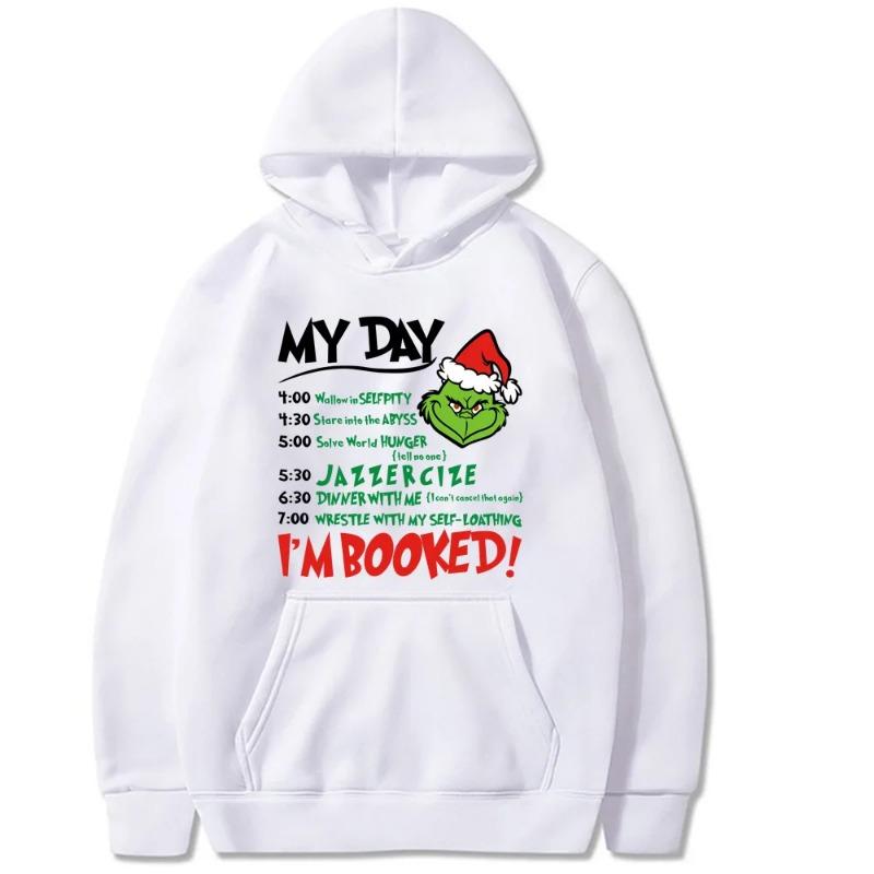 Grünhaarige Monster Druck Weihnachtsgeschenke Hoodie Herren Hoodies Kinder Kapuzenpullover Lässiger Pullover