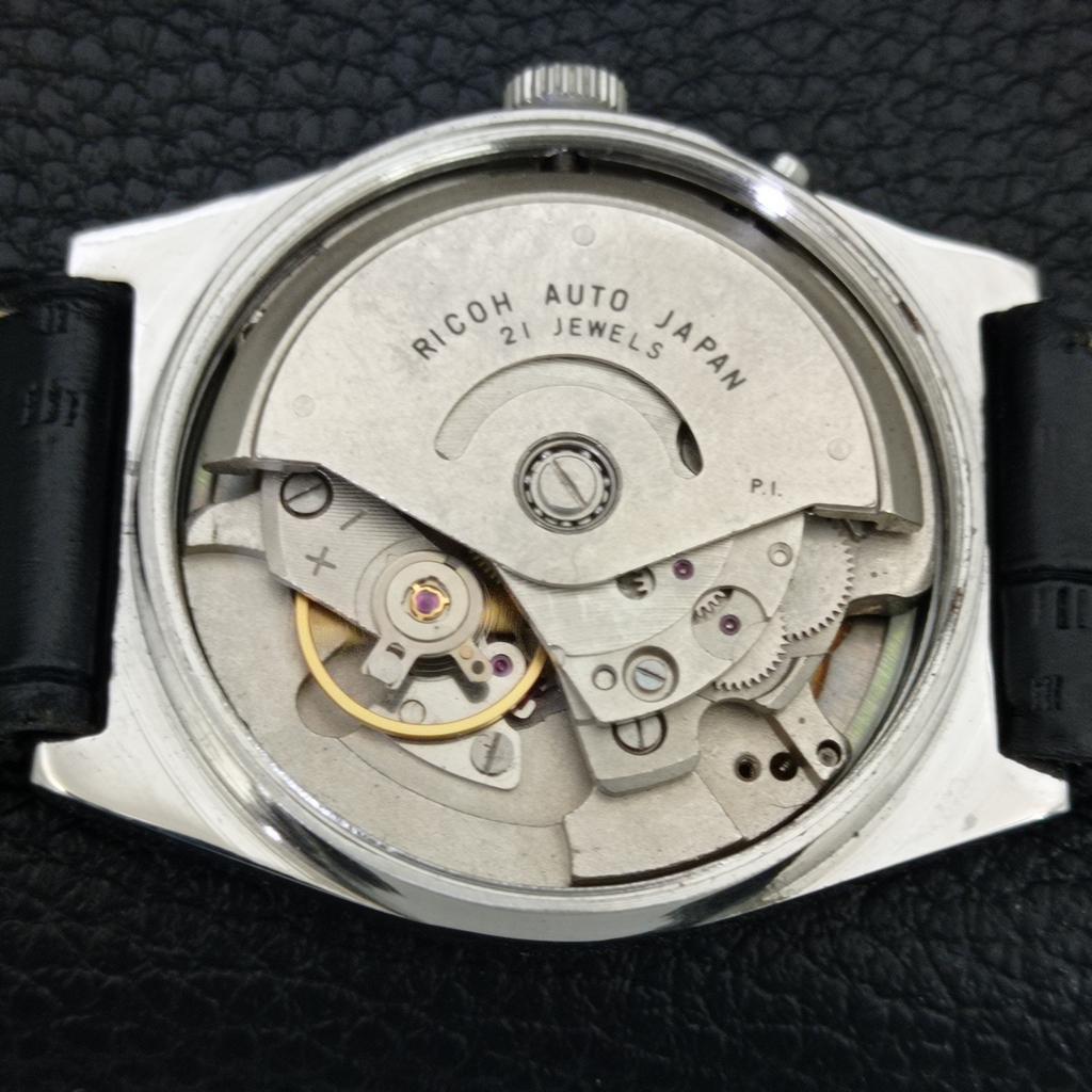 VINTAGE RICOH R31 AUTOMATIC JAPAN MENS ORIGINAL DIAL WATCH a707989-1