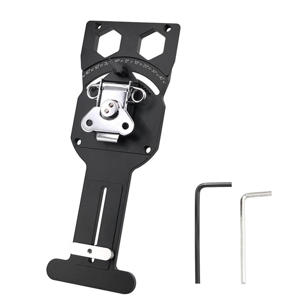 

1x Guide Rail Square Adjustable Angle Track Saw Square:Cuts From -60°to 60°Guide Rail Ruler Aluminum Alloy Cutting Tools CHINA