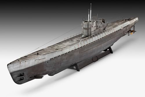 Revell 1/72 German Submarine Type IX C (U505) Platinum Edition Plastic Model Kit 05180 (Submarine)