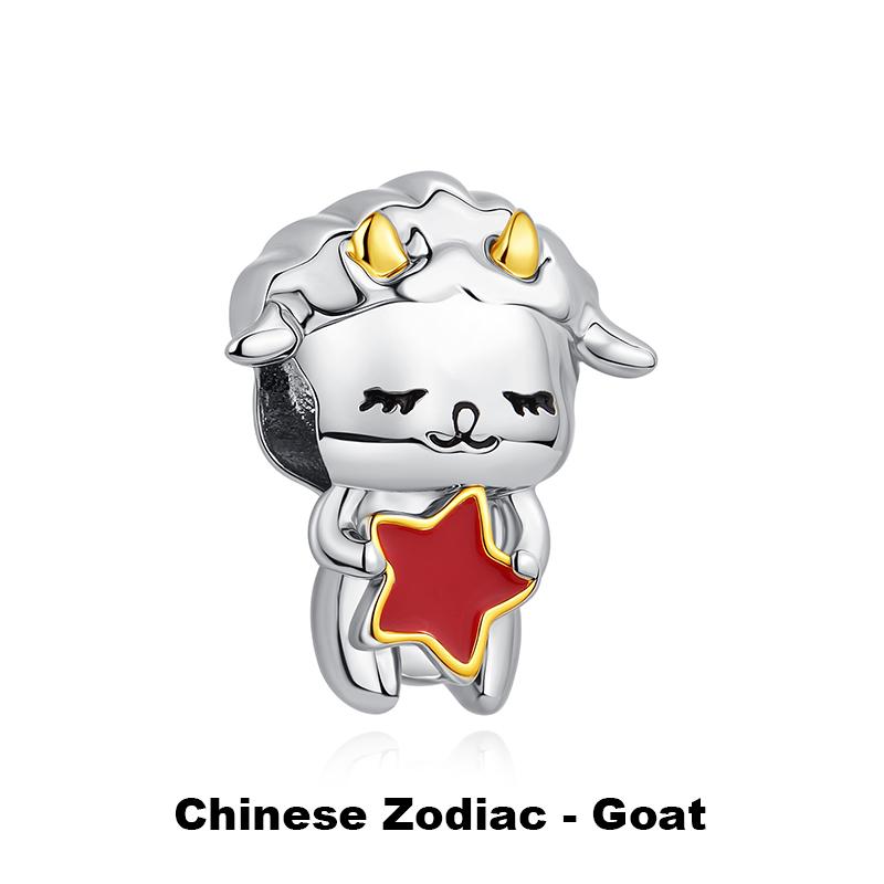 925 Silver Charms Beads Original Japanese Doll Fortune Cat Charm Fit Bracelets Bangles DIY Jewelry For Women