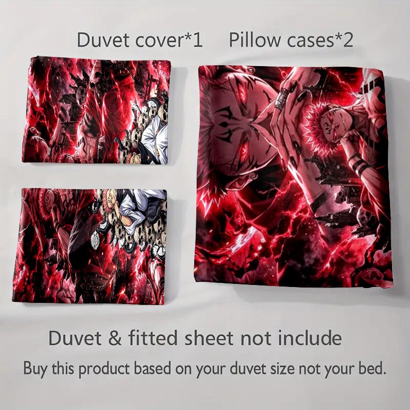 Dramatic skull imagery. Bedding Duvet cover sets Duvet covers Pillowcases gifts (1 * Duvet Cover 2 * Pillowcases, without duvet insert)