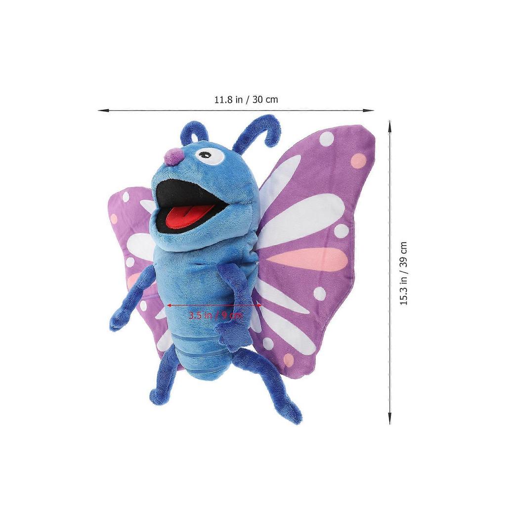 Plüsch-Schmetterlings-Handpuppe Stoffpuppe zum Geschichtenerzählen
