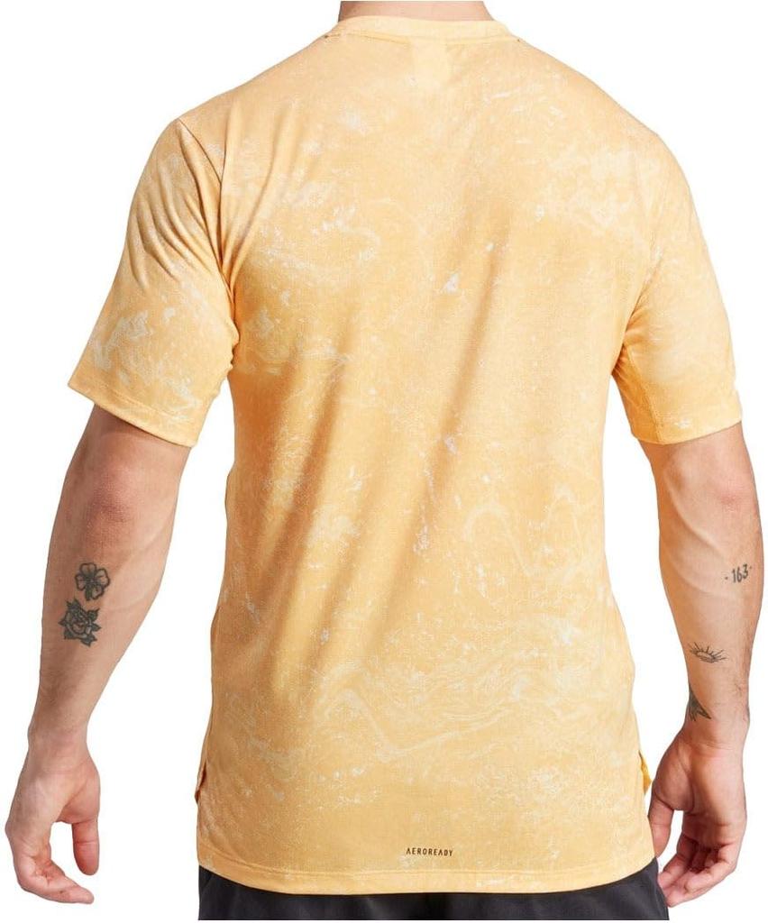 Adidas IEJ12 Power Tränings T-shirt med Kort Ärm Storlekar Herr, Semi-Spark/Svart (IS3806), J/XL