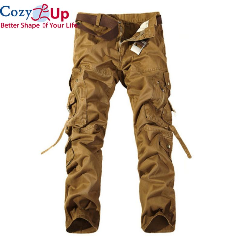 Cozy Up Pantalones cargo de primavera para hombre, pantalones militares de color caqui para hombre, pantalones tácticos casuales de algodón, muchos bolsillos, pantalones cargo casuales resistentes al agua y al desgaste