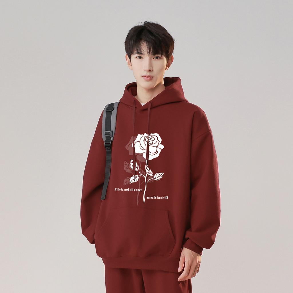 Men's Sweatshirt Hooded Men's Simple Ins Trend Versatile Youth Tops Korean Style Jacket Casual Fashion