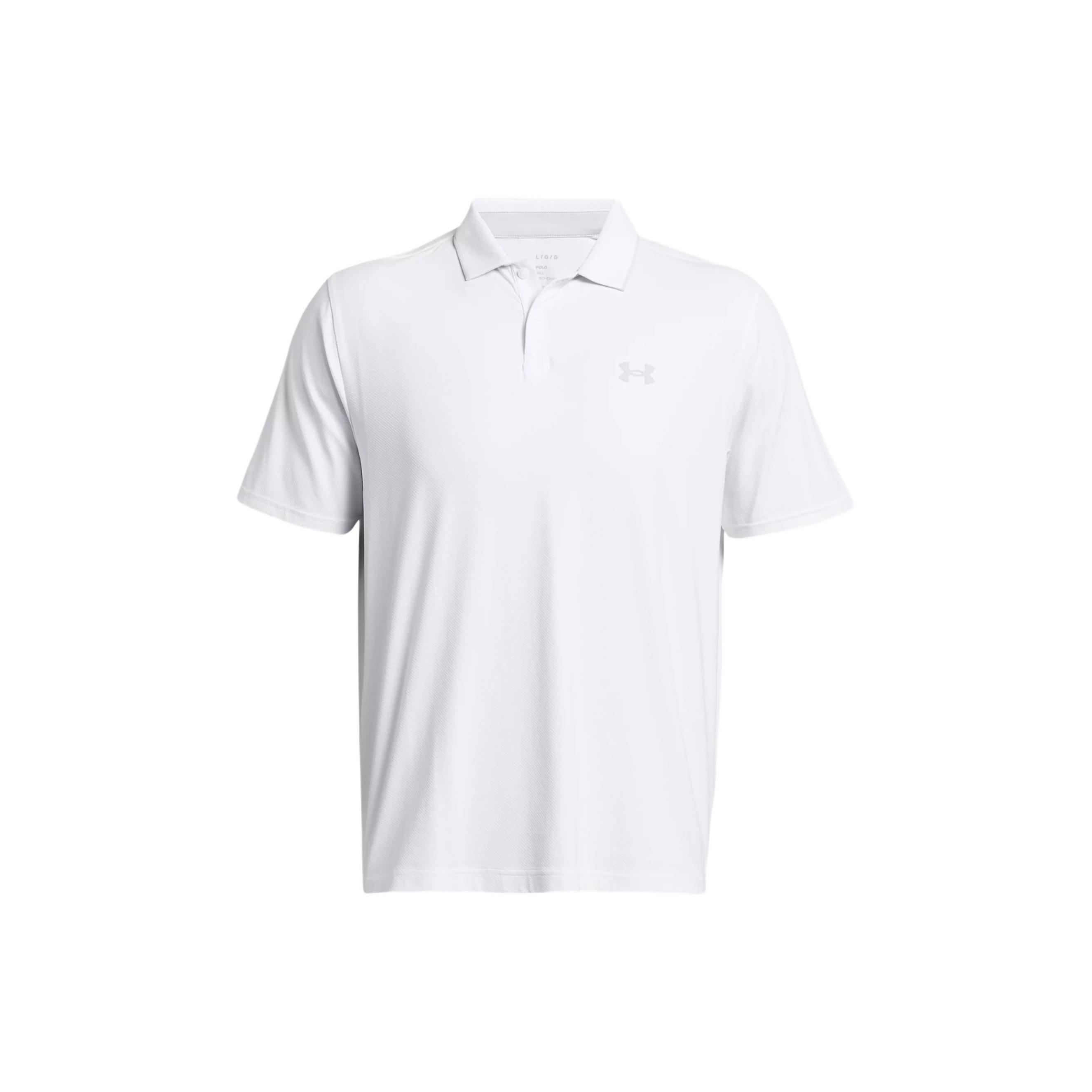 Мужская футболка-поло Under Armour UA Iso Chill Белая 1377364-100 XXL