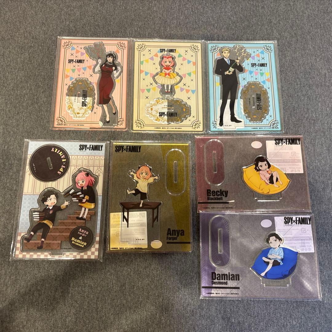 Used Spy Family Acrylic Stand Bulk Sold Also Available Separately