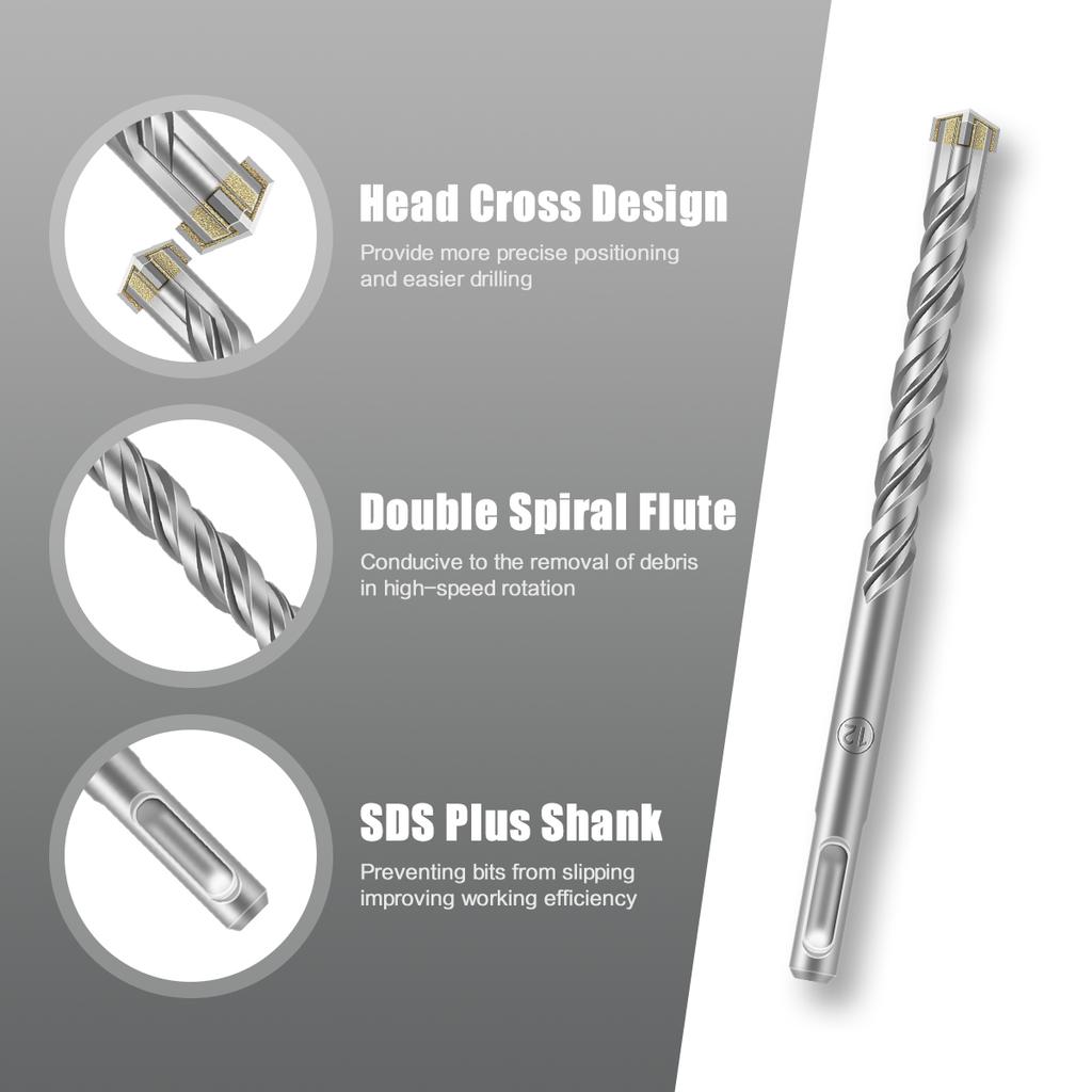 Drill Bits Tungsten Carbide Twist Bit Hole Opener For Concrete Stainless Steel Tiles Glass Milling Cutter Tools