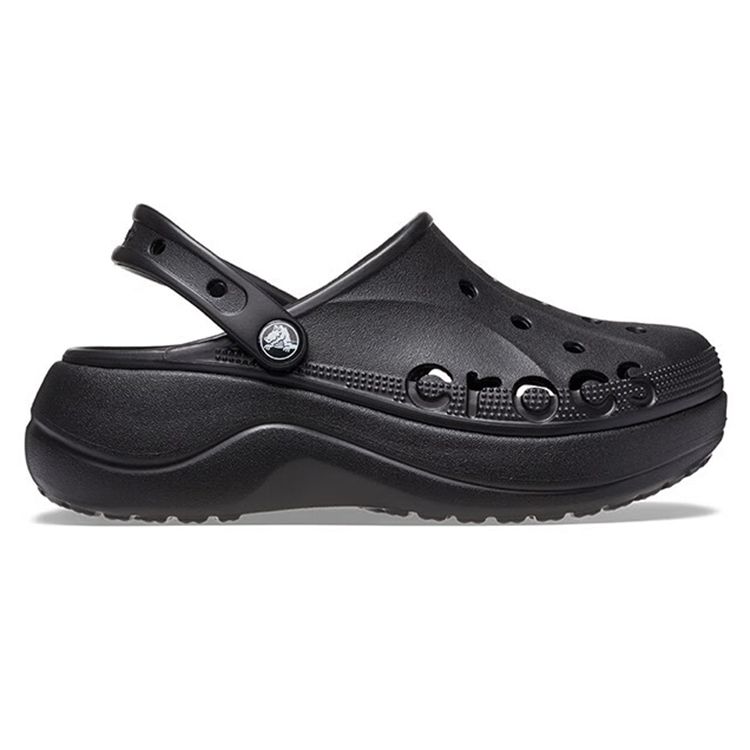 Crocs Baya Platform Clog Women Clogs Black 208186-001