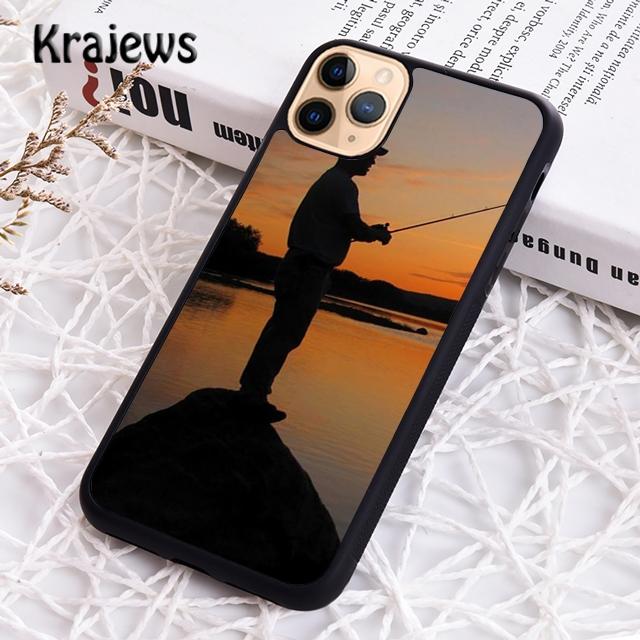 

Симпатичный чехол для телефона Krajews с изображением охотничьей собаки и рыбака для iPhone 14 5 SE 6s 7 8 plus X XR XS 11 12 13 pro max Samsung S21 S22ultra Samsung S22ultra
