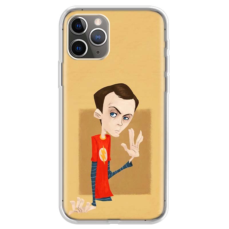 The Big Bang Theory Pattern Phone Case For iPhone 17 Air 11 13 Mini 14 15 Plus 16 12 Pro Max 16E SE 7 8 Pattern Soft TPU Back Co