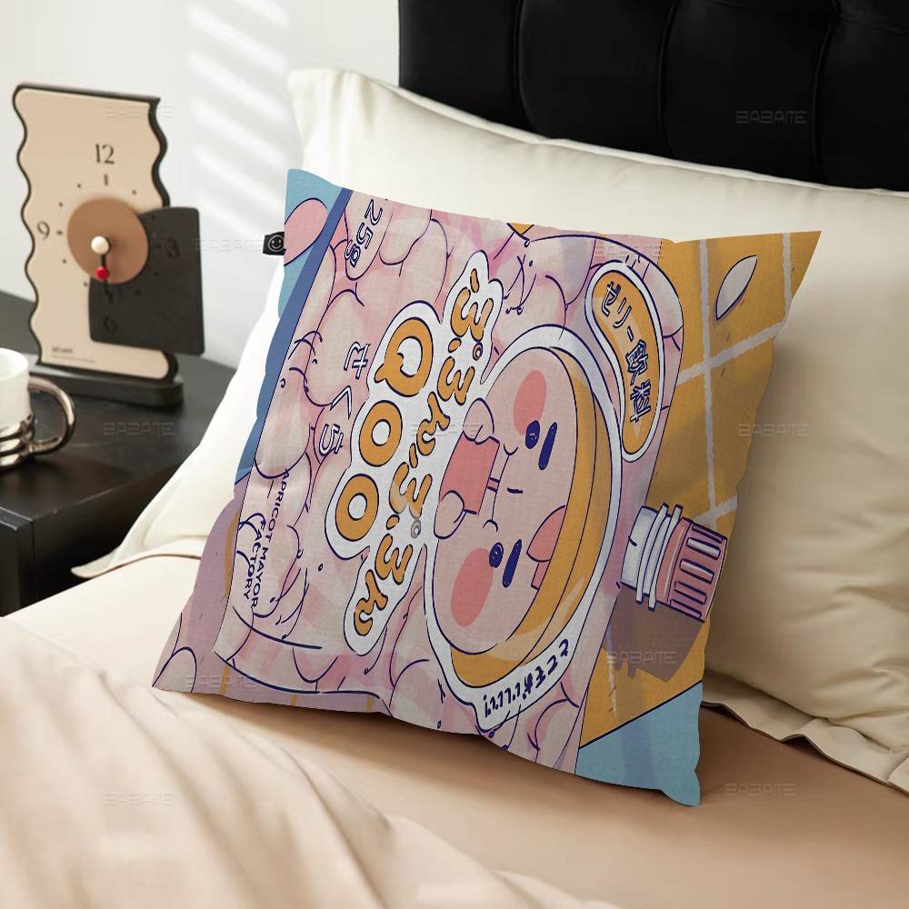 Pink Cartoon Animation Cushion Cover Decorative Pillow Sofa Home Decor Case Pillow Cases