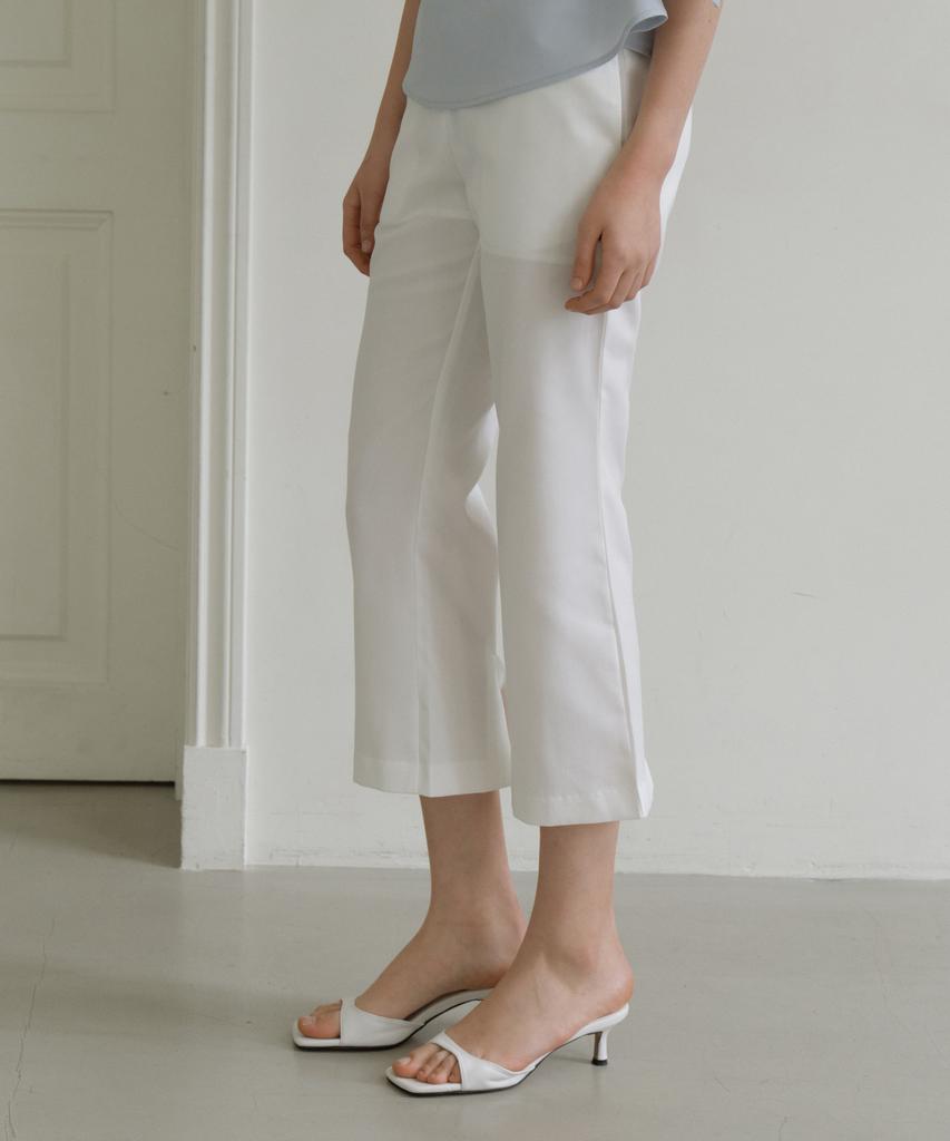 REORG Gir Capri Pants White