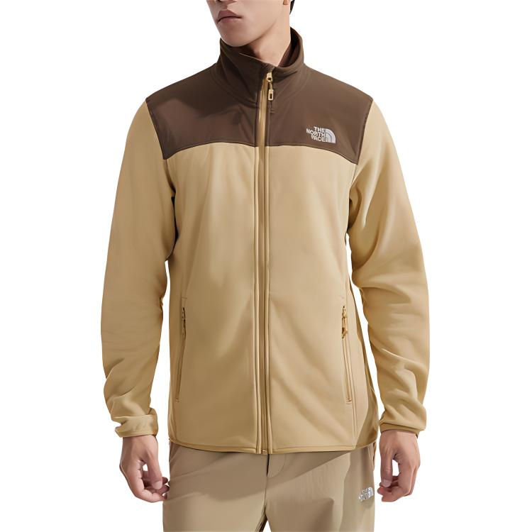 THE NORTH FACE Glacier FW24 Fleece Clothing Men's Stone Tan NF0A8AYK-8HO