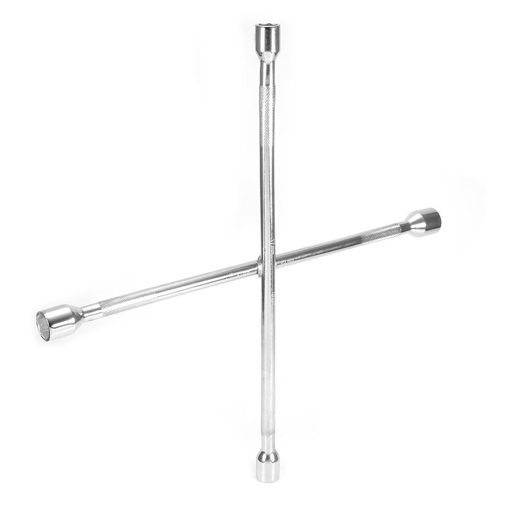 Car Repair Tools 4 Way Wheel Socket Wrench Universal Spanner Tire Removal Tool