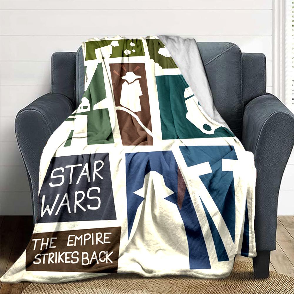 Star Wars Blanket Comfortable Perfect for Bed Sofa Couch Four Seasons Multipurpose Warmthful Decor Ideal Gift For Birthday Valentine'S Day