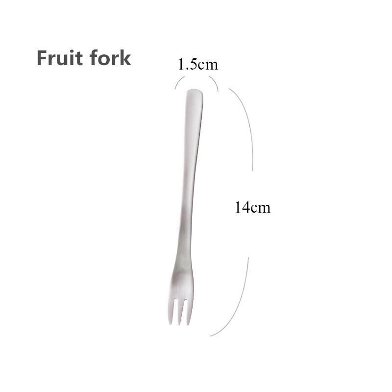 

Столовые приборы из нержавеющей стали 304, матовые, в японском стиле, бытовая матовая посуда в западном стиле