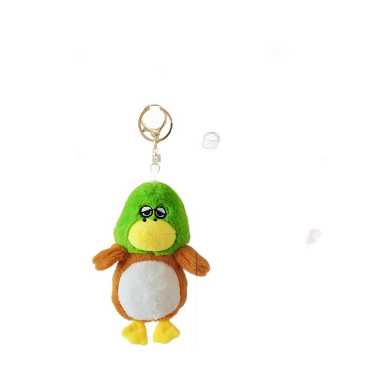 Cute Cute Little Duck Pendant Plush Toy Doll Bag Hanging Keychain Grab Machine Doll Doll Doll