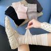High Quality Long Socks Simple Style Casual Long Socks Fashion Knee High Socks  For Girls