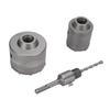 2PCS Hole Saws 1PC Connecting Rod Aluminum Case 60mm 80mm Electric Hammer Drill Opener for Concrete
