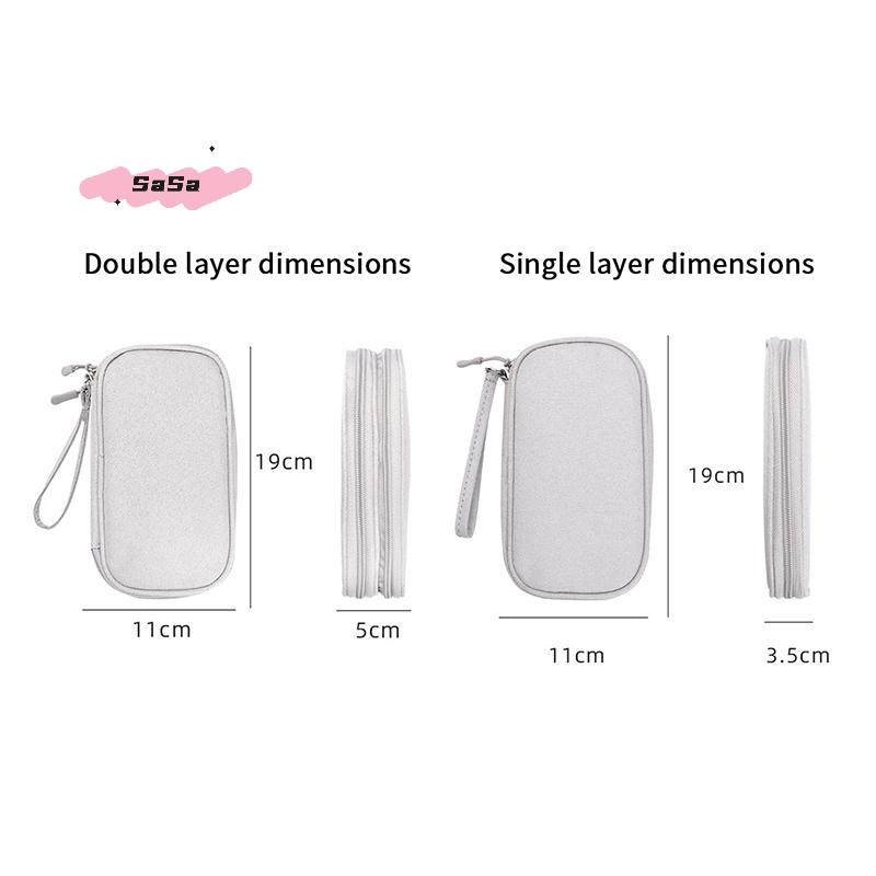 Portable Travel Digital Product Storage Bag, USB Data Cable Manager, Earphones Mobile Power Storage Bag