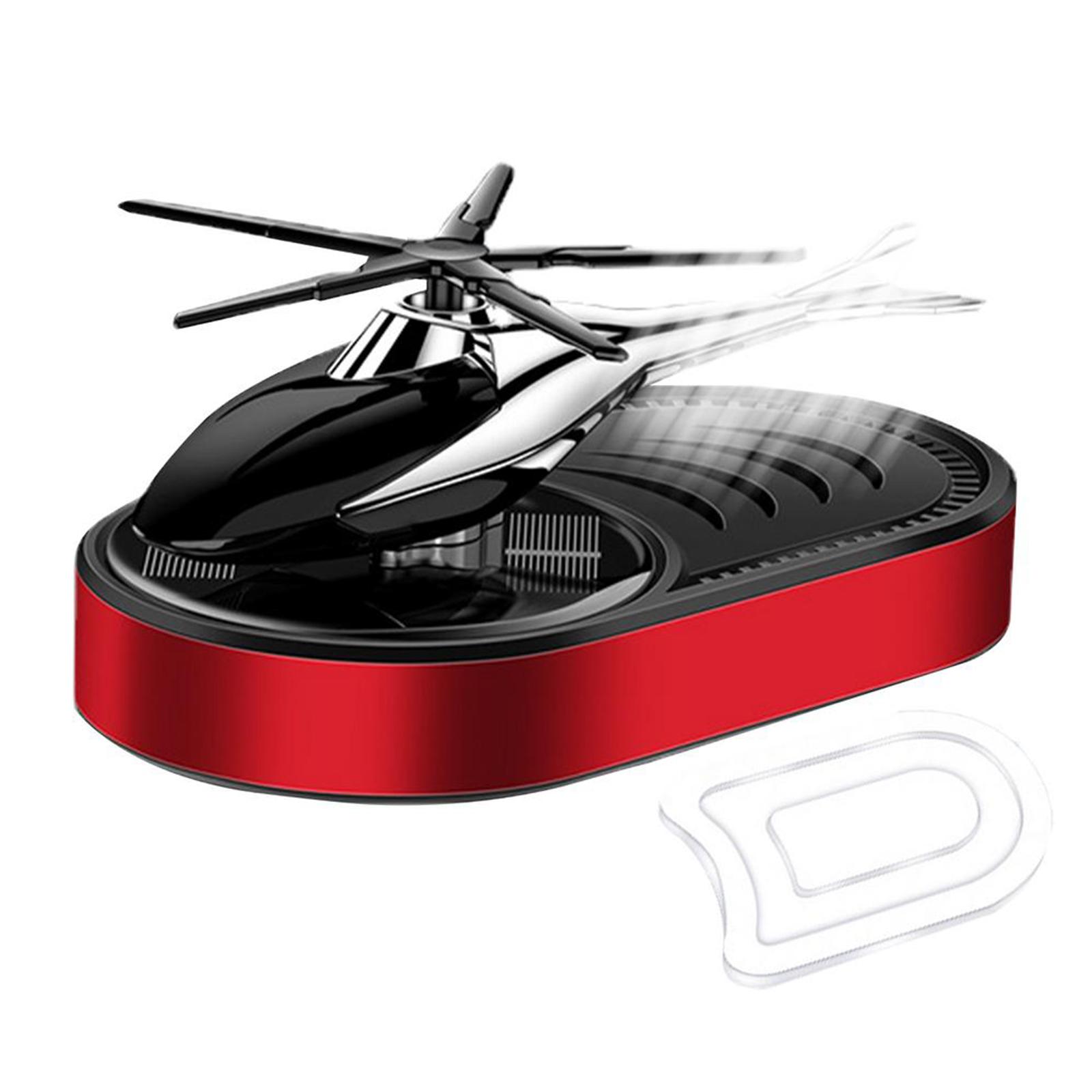 

Вертолет на солнечной энергии Освежитель воздуха для автомобиля Долговечные ароматизаторы Диффузоры Украшение для автомобиля Украшение для авто красный