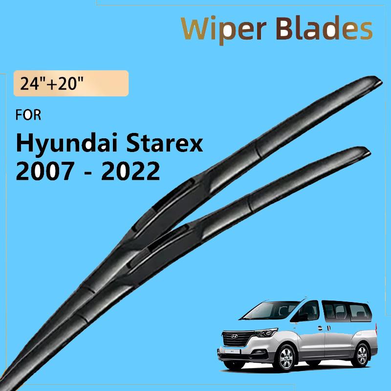 For Hyundai H1 Starex H-1 H 1 Huiyi Cargo 2007 - 2026 2026 2017 2018 2015 2011 2009 Car Front Wiper Blades Windshield Windscreen