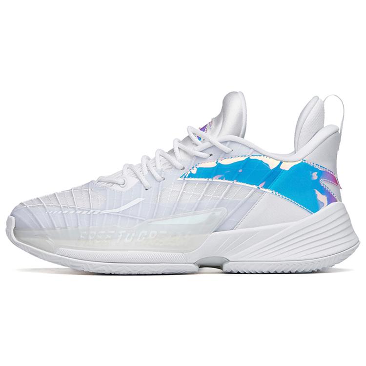 

New Anta Light Horseman 3 Mid Top Performance Basketball Shoes Men s White 112221608-9 44.5