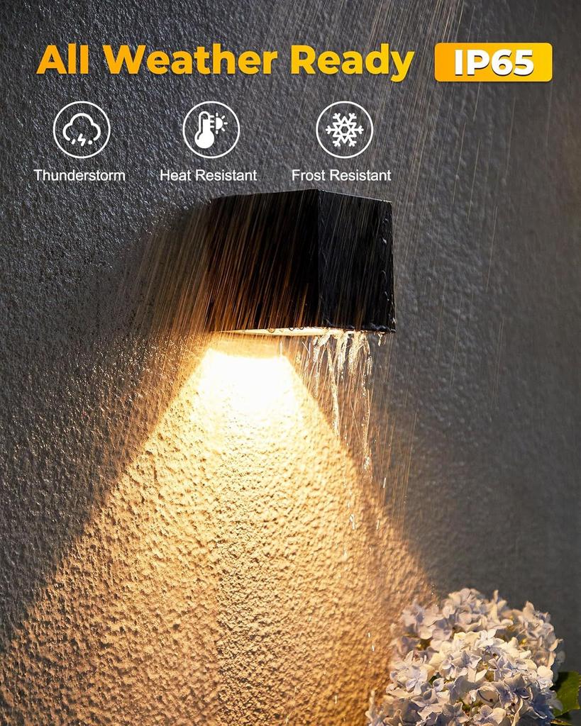 1/4PCS LED Solar Light Outdoor Garden Square Wall Lamp Sensor IP65 Waterproof Courtyard Yard Balcony Fence Decoration Lighting