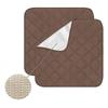 2Pcs Washable Incontinence Chair Pad Absorbent Reusable Cotton Pad for Elderly