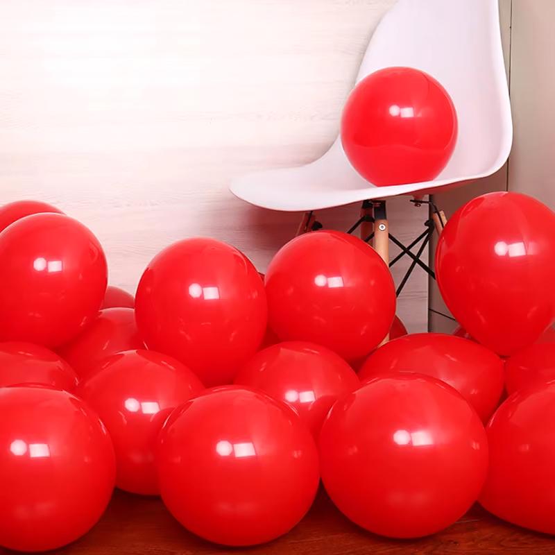 100 Stück/Set Atmosphäre Requisite DIY Weihnachtsballons Ladendekoration Feiertagsdekorationen Große Mengen Weihnachten