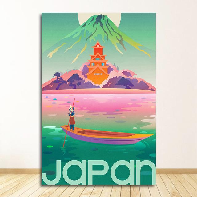 Prints Wall Art Canvas Painting Room Home Decor Bangkok Tel Aviv Europe World City Tour Travel Scenery Vintage Landscape Poster