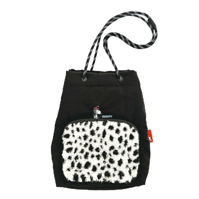 

[Root] 8411 snoopy boa Smaller tote bag IP pochette Boa Peanuts 9S (01 black)