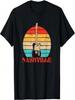 Nashville Retro Style Distressed Guitar T-Shirt