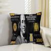 Dollars Money Cushion Cover Polyester Sofa Cushions Decorative Throw Pillows Home Decoration Pillowcover