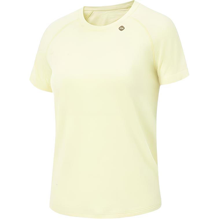 

Li-Ning Casual Simple Sports Round Neck Comfortable Pullover Versatile Short Sleeve T-Shirt Women T-Shirts ATSV558-1 L