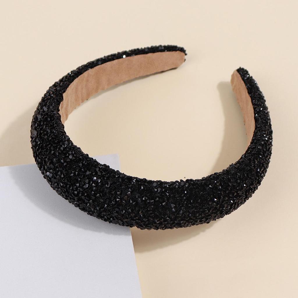 Shiny Pearl & Diamond Headband for Ladies - European & American Style