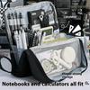 Astuccio Grande Capacità Scatola Semplice per Cancelleria Borsa per Cancelleria Studente Borsa Organizer Forniture per Cancelleria Ufficio