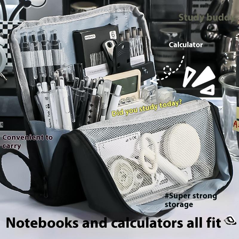 Astuccio Grande Capacità Scatola Semplice per Cancelleria Borsa per Cancelleria Studente Borsa Organizer Forniture per Cancelleria Ufficio