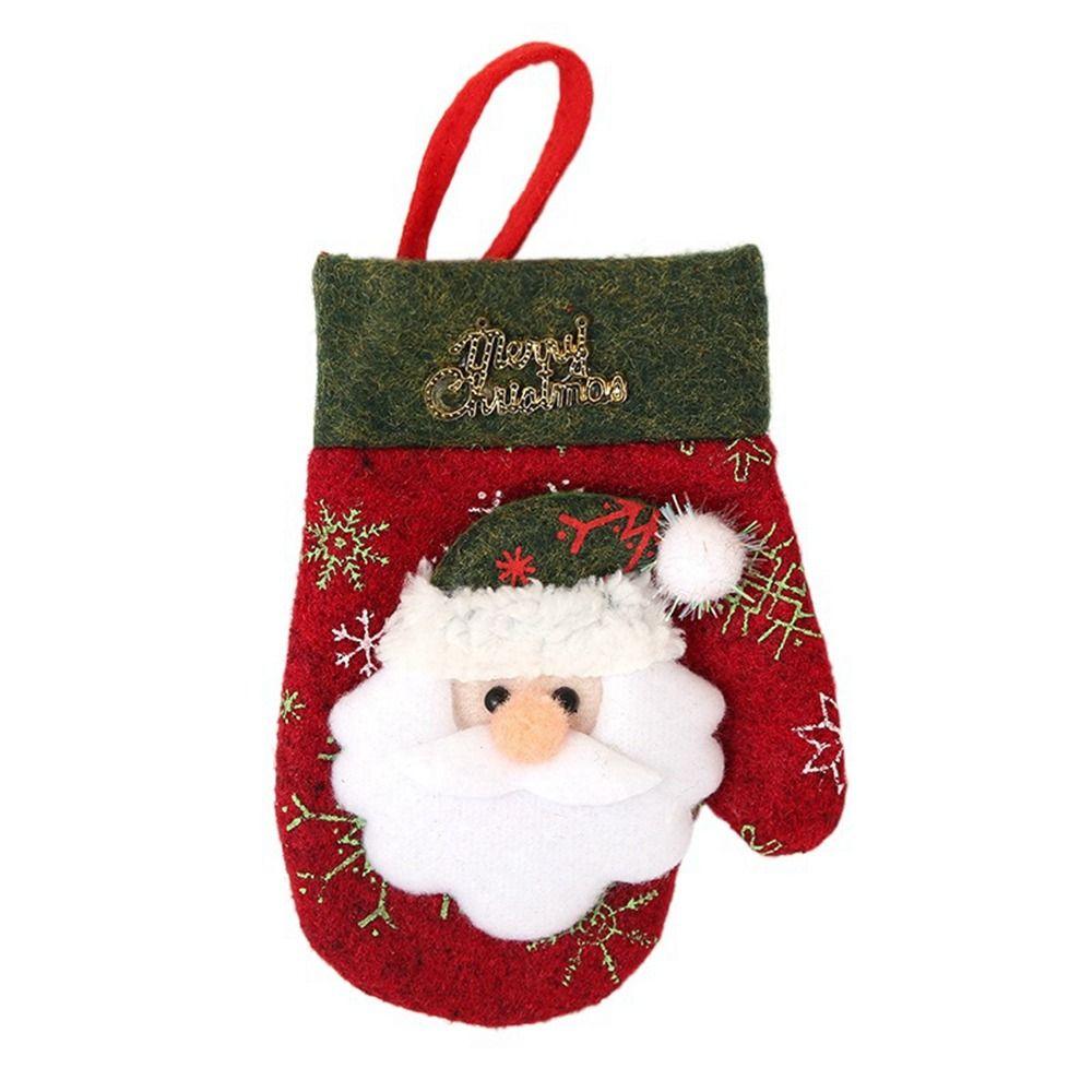 

медведь Карманы Стол Ужин Декор Ножи Вилки Сумка Украшение Подставка для столовых приборов Посуда Рождественские перчатки Santa Claus