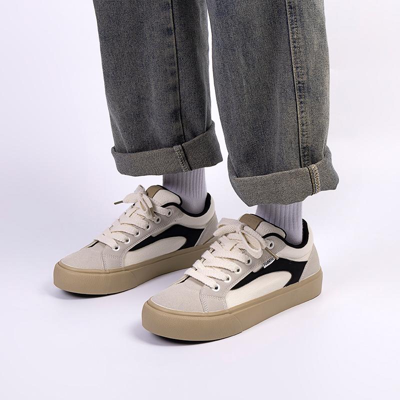 Global versatile canvas shoes men's spring men's shoes trend platform casual board shoes lightweight cloth shoes ZHQ-XA191