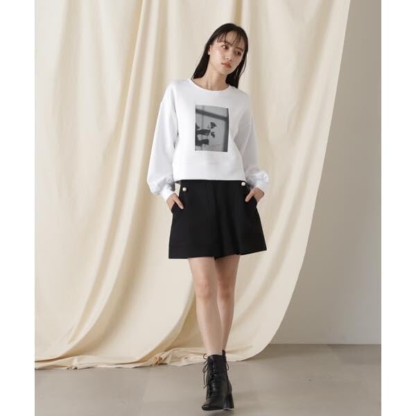 Jill by Jill Stuart Pearl Button Big Pocket Shorts