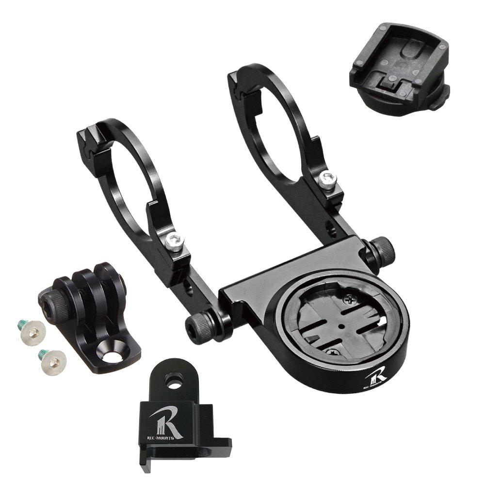 [REC MOUNT] Type 9 CATEYE Combo Mount (with Lower Adapter) + CATEYE Light Adapter GP-CATHL2 [9-CAT+GP/GP-CATHL2] for 31.8mm Handlebar Clamp Diameter