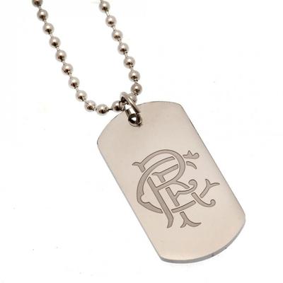 Engraved Dog Tag And Chain